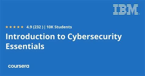 In this course, you will learn the essential concepts behind relational. . Ibm introduction to cybersecurity essentials coursera quiz answers